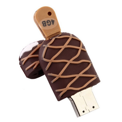 

забавно, мило мороженое дизайн флэш - памяти USB 2.0 водить ручкой U диск