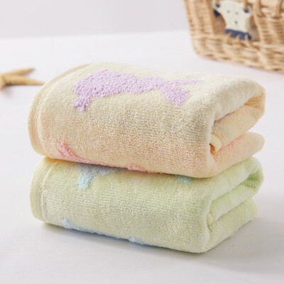 

Gold towel home textile cotton towel gradient color flawless jacquard small towel two loaded blue red 48g strip 4824cm