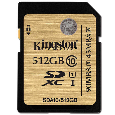 

Kingston 512GB 90MB / s SD Class10 UHS-I high-speed memory card local gold