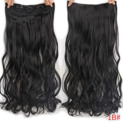 

Is a wig 24" 14 Colors Long Wavy High Temperature Fiber Synthetic Clip in Hair Extensions for Women