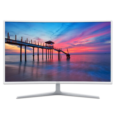 

TCL T32M7C 31,5-дюймовая технология синхронизации Adaptive-Sync 75HZ гражданская игра 1800R изогнутый широкоугольный фильтр угла обзора синий свет не отображает экран