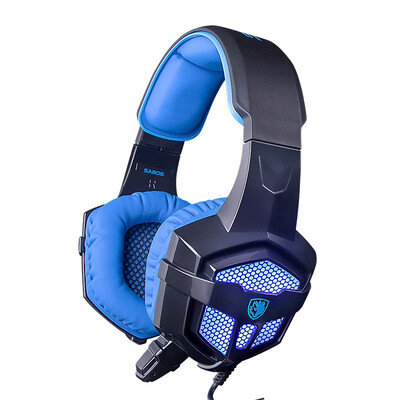 

Sades SA-806 Headset Gaming Headset Earphone Short Mai Black Blue