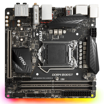

MSI (MSI) Z370I ИГРОВОЙ PRO CARBON материнская плата AC (Intel Z370 / LGA 1151) с GAMING беспроводной сетевой карты