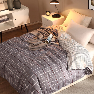 

Jiuzhou deer quilt cover home textile twill print single cotton quilt cover bed quilt single piece Sophie 150200cm