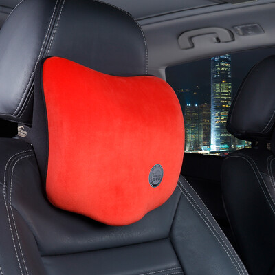 

Car home car headrest neck pillow memory cotton car neck pillow pillow car four seasons headrest I-609MF-CH bright orange red