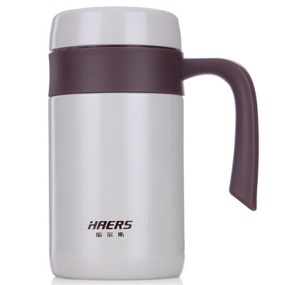 

Jingdong Supermarket] Hals HAERS 300ml fashion straight car office office ceramic tea cup HTC-300-3 (color random