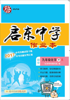 

2018年春季启东系列·启东作业 九年级化学（下）R人教版