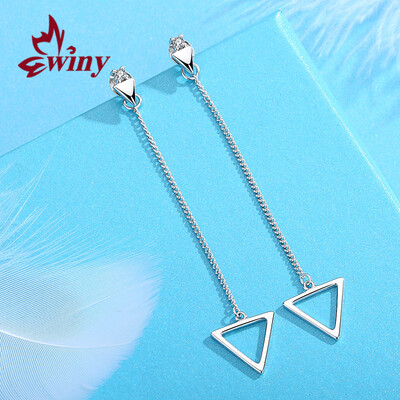 

The only Winy Tremella nails 925 Silver Japan&South Korea Ear ornaments to send his girlfriend a birthday gift geometric charm earrings