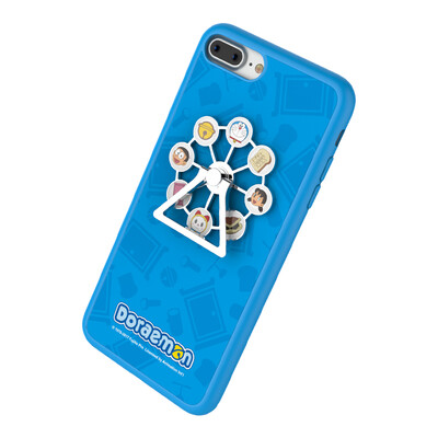 

Rock ROCK Apple 8 plus Mobile Shell Doraemon iPhone87 Plus Ferris Wheel Drop Protection Rotating Bracket Shell 55 Inch Blue