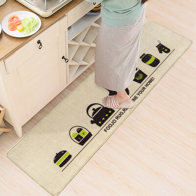 

Богатый рейтинг (FOOJO) коврики абсорбирующей не скользят коврики Doormat кухни удлиненной 45 * 180см кухни