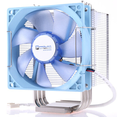 

Prolimatech Basic48 CPU cooler (B48 / pure copper bottom / metal buckle / 3 heat pipe / PWM fan
