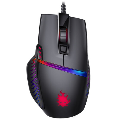 

Spirit of the Blaster Blasoul Y720 Panoramic Light Effect professional gaming mouse high-end RGB gaming mouse to eat chicken CSGO ergonomic 12000DPI macro programming cable