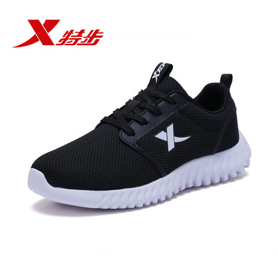 

Xtep XTEP childrens shoes childrens sports shoes boys big childrens breathable mesh running shoes sports shoes 682115119793 black&white 37 yards