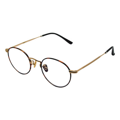 

Cloud memory anti-blue radiation anti-radiation office games flat eye goggles 1707-3051 C106 tortoiseshell frame gold mirror legs