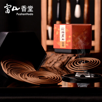 

Toyama Fragrant Hall Sandalwood Fragrance Indoor Incense Plate Fragrance Tea Fragrance Prayer Laoshan Sandalwood