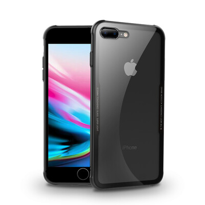 

Feichuang Apple 7plus мобильный телефон оболочки iPhone7 / 8plus защитная крышка iphone закаленная стеклянная оболочка через черный