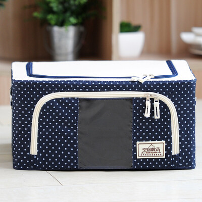 

Space excellent storage box 22L Oxford cloth storage box hundred-nano box storage box wave blue