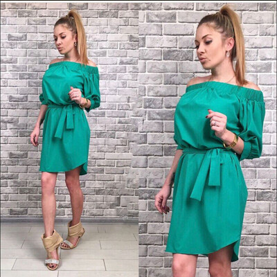

Lovaru ™ 2017 Women Beach Party Wear Shirt Dress Украина Красная синяя зеленая косая шея Loose Solid Cute Fashion Mini Dress Girl