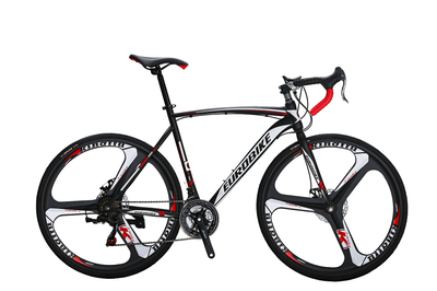 

Дорожный велосипед XC550 21Speed ​​Shimano Gears 700C Алюминий / Маг Колеса Дорожный велосипед Двойной дисковый тормоз 54 см Велосипед