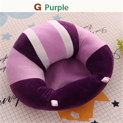 

Big Size Plush Baby Seat Soft Stuffed Infant Learn Sit Sofa Chair Safe Baby Feeding Seat for Lunch Dinner Plush Educational Toys