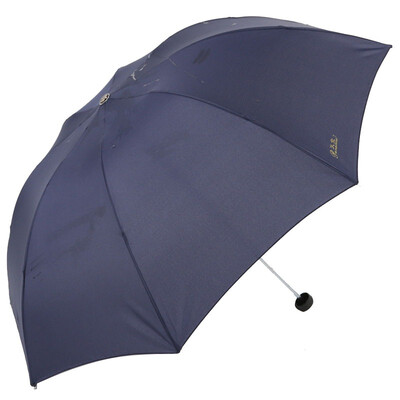 

Jingdong supermarket] heaven umbrella strong water repellent three fold sunny umbrella a dry business umbrella black 307E touch black