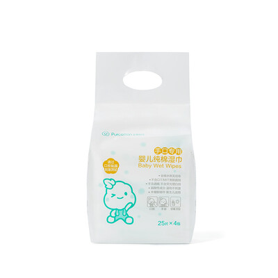 

Cotton Age (PurCotton) Baby Cotton Wipes Hand Sanitizer wipes 25 / bag 4 bags / mention
