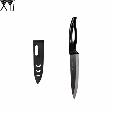 

XYJ Brand Ceramic Knife 5 Inch Slicing Knife ABS+TPR Handle Professional Kitchen Knife Cooking Accessories