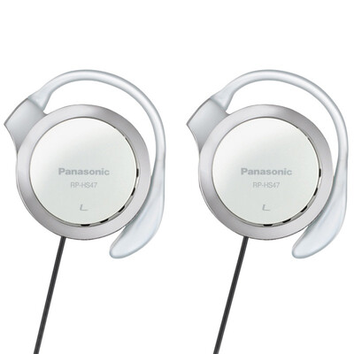 

Matsushita (Panasonic) RP-HS47 белых спортивного рожок гарнитура удобно носить тонкий легкий дизайн четкий и полный звук