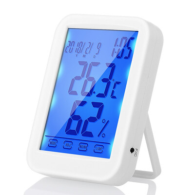 

Yuhuaze touch-screen models touch bright luminous lazy bells clock hygrometer household indoor baby room alarm clock humidity thermometer