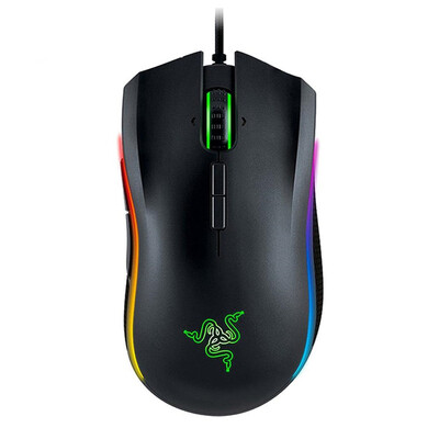 

Razer Mamba Эргономичный лазерный проводной игровой мыши Tournament Edition Многоцветный 16 000 DPI - черный