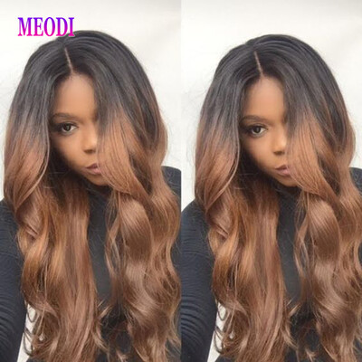 

T1b30 Blonde Ombre Lace Wig Brazilian Human Hair Lace Front Wigs Glueless Wavy Full Lace Human Hair Wig with Baby Hair