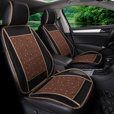 

Purple wind bell ice silk car seat single piece breathable summer cushion cushions cool pad summer woven mesh car seat cushion car mat four seasons universal single sheet ice silk - coffee color