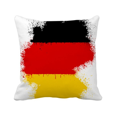 

Germany National Flag Map Pattern Square Throw Pillow Insert Cushion Cover Home Sofa Decor Gift