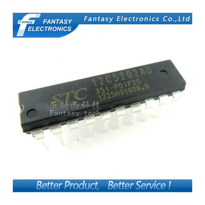 

5PCS STC12C5202AD-35I-PDIP20 DIP20 STC12C5202AD-35 DIP STC12C5202AD MCU new and original Free shipping