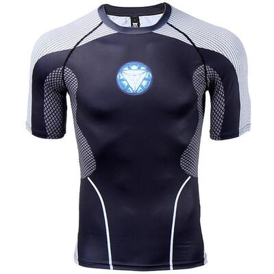 

Captain America Civil War Tee 3D Printed T-shirts Men Compression Avengers Iron Man Cosplay Costumes Fitness Clothes Male Tops