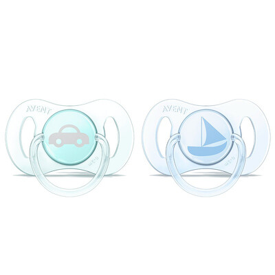 

Philips new An Yue Британский импорт AVENT newborn series picifier 0-2 месяца мужское сокровище SCF151 / 01