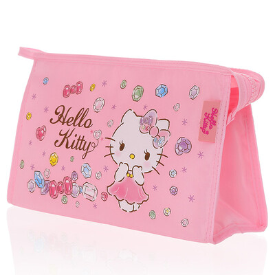 

Hello Kitty beauty tools cosmetic bag wash bag multi-function storage storage bag portable travel carry bag pearl light treasure series KT0330