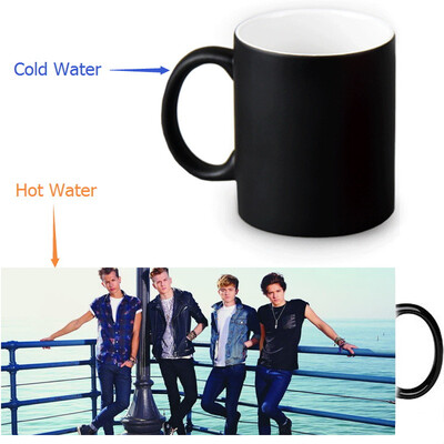 

Vamp 350ml / 12oz Heat Show Show Mug Color Change Чашка кофе Чувствительные морфинг-кружки Волшебная чашка для чайных чашек