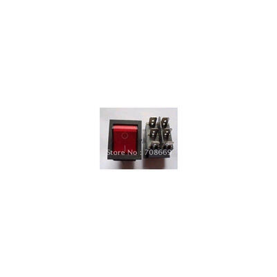 

10PCS DPDT Red Indicator Light 6 Pin Rocker Switch