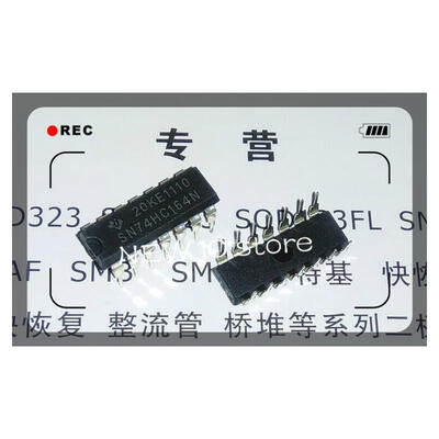 

50pcs/lot SN74HC164N 74HC164 74HC164N IC 8bit Serial-In/Parallel-Out Shift Register DIP-14