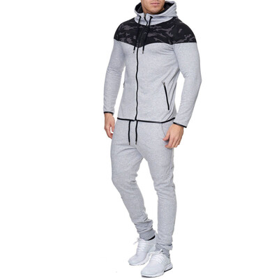 

New Men' Fashion 2 Parts Hooded Sweatshirt and Sport Pants Set