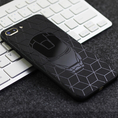 

Superman Batman phone Case For iPhone X 7Plus 8Plus Cases Back Cover For iPhone 6 6s 7 8 3D relief TPU soft shell slim phone cases