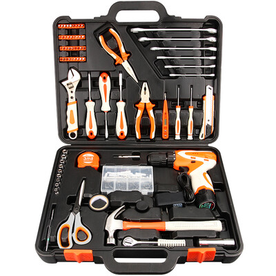 

Jimmy home JM-GT80 80 pieces charging drill set 12V lithium battery hand drill home machine repair auto repair repair kits multi-tool kits