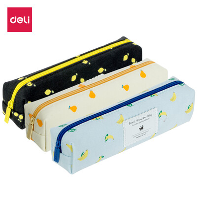 

Deli deli small fresh pencil bag simple student pencil storage bag pencil case color random 66643