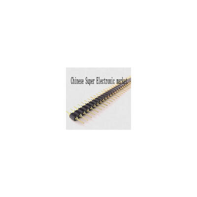 

5PCS 1x40 Pin 254mm DIP Single Row Pin Gold Round Pin Male Header Connector