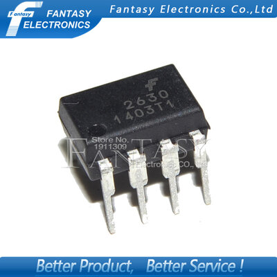 

10PCS HCPL2630 DIP8 HCPL-2630 2630 A2630 DIP new and original IC free shipping