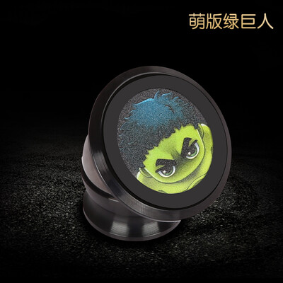 

Marvel multi-function magnetic car phone bracket car navigation device air outlet car dashboard suction cup bracket alloy bracket Marvel black gold iron man