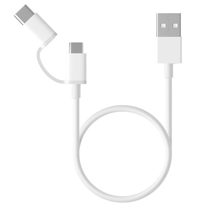 

Оригинальный Xiaomi 2 в 1 Micro Тип USB-C кабель синхронизации быстрого Зарядное устройство данных Тип c зарядный кабель для m6