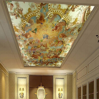 

Custom 3D Photo Mural Обои Европейский Стиль Гостиная Спальня Потолок Настенная живопись Живопись Искусство Обои Домашний декор