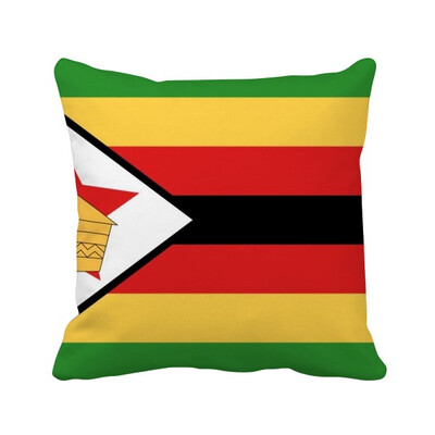 

Zimbabwe National Flag Africa Country Square Throw Pillow Insert Cushion Cover Home Sofa Decor Gift